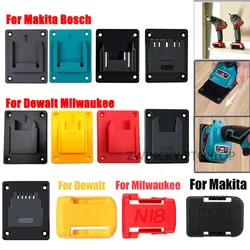 1Pc Tools Power Battery Mounts Storage Stand Holder Battery Hold Shelf Rack Storage Case for Makita /Bosch/Dewalt 18V Battery