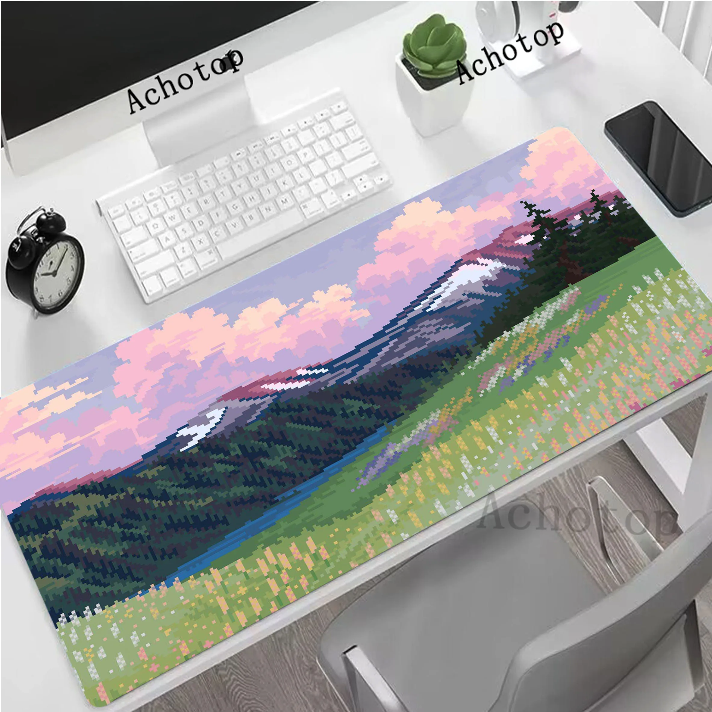 

Pixel Mouse Pad Pc Gamer Mouse pad Natural Rubber Mouse Mat Gaming Speed Keyboard Pads Locking Edge Office Rubber Desk Mat