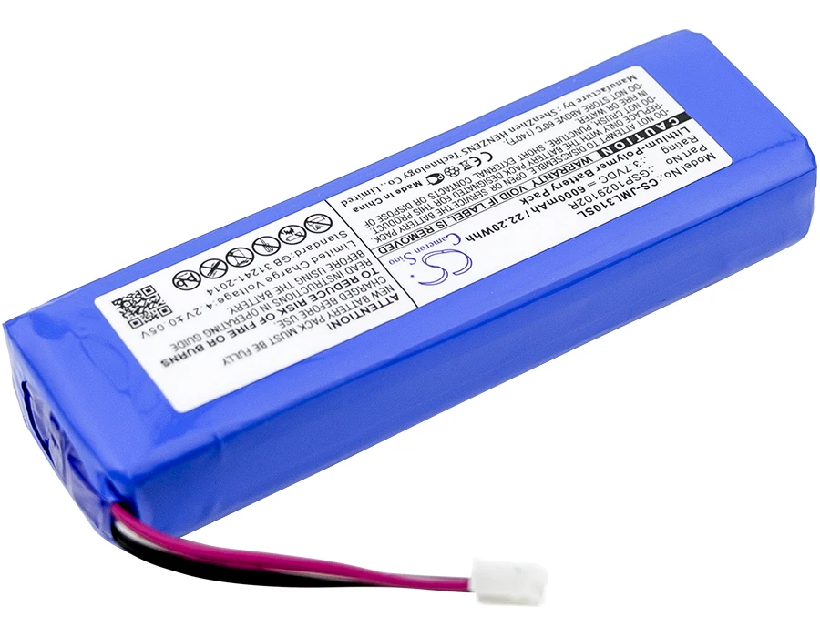 Battery for JBL Charge 2+,Charge 2 Plus,Charge 3 2015,Charge 3 2015 Version,Charge 2 PN:GSP1029102R,P763098 (6000mAh) 3.7V