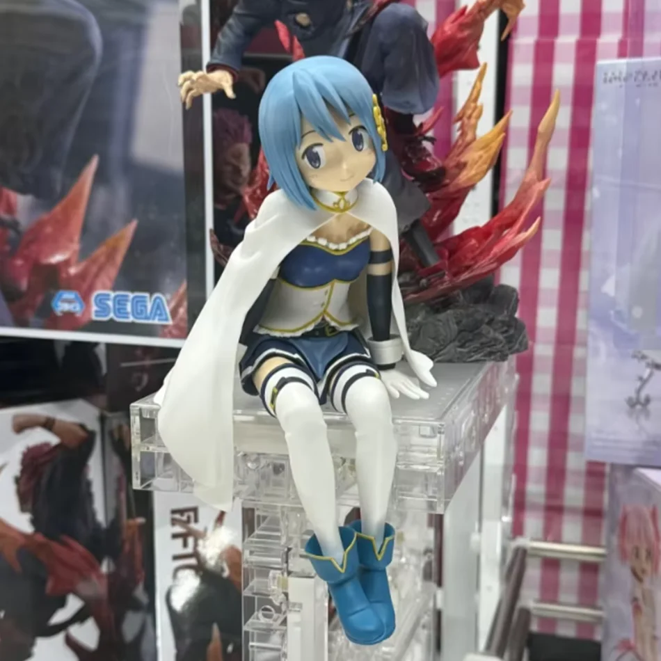 Puella Magi Madoka Magica Figure Madoka Sayaka Noodle Stopper Sitting PVC Anime Collectible Model Desk Decor Gift For Anime Fans view 3