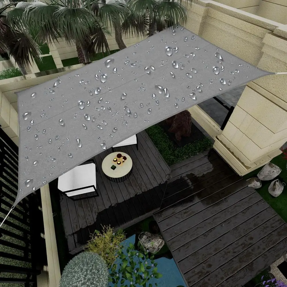 

Customizable Waterproof 8x23ft UV Block Sun Sail for Outdoor Patio, Garden, and Backyard