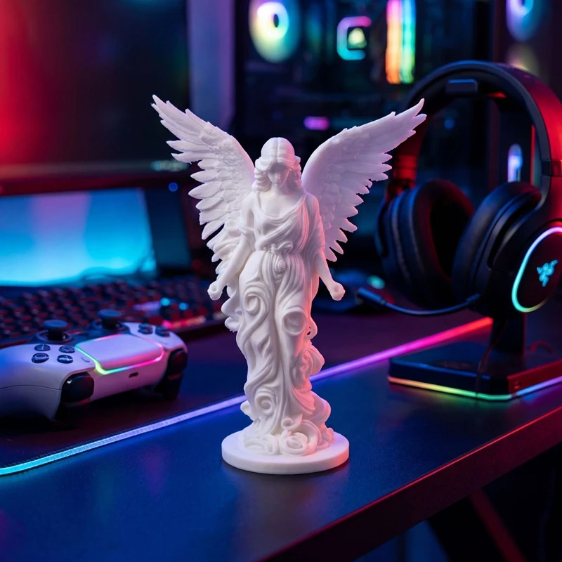 New 3d Printing Decoration High Beauty European Angel Creative Gift Desktop Decoration Office Bedroom Decoration Birthday Gift
