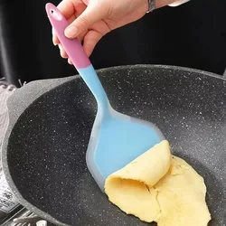 Silicone Wrapped Spatula, Durable Heat-Resistant Silicone Spatula, Pancakes Shovel Non-Stick Heat-Resistant Wide Flat Turner
