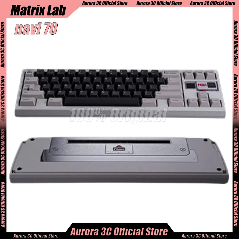 

Matrix Lab Navi 70 Mechanical Keyboard kit Wired Keyboard kits Gaming Keyboards kit Top mount structure Hot Swap Custom keyboard