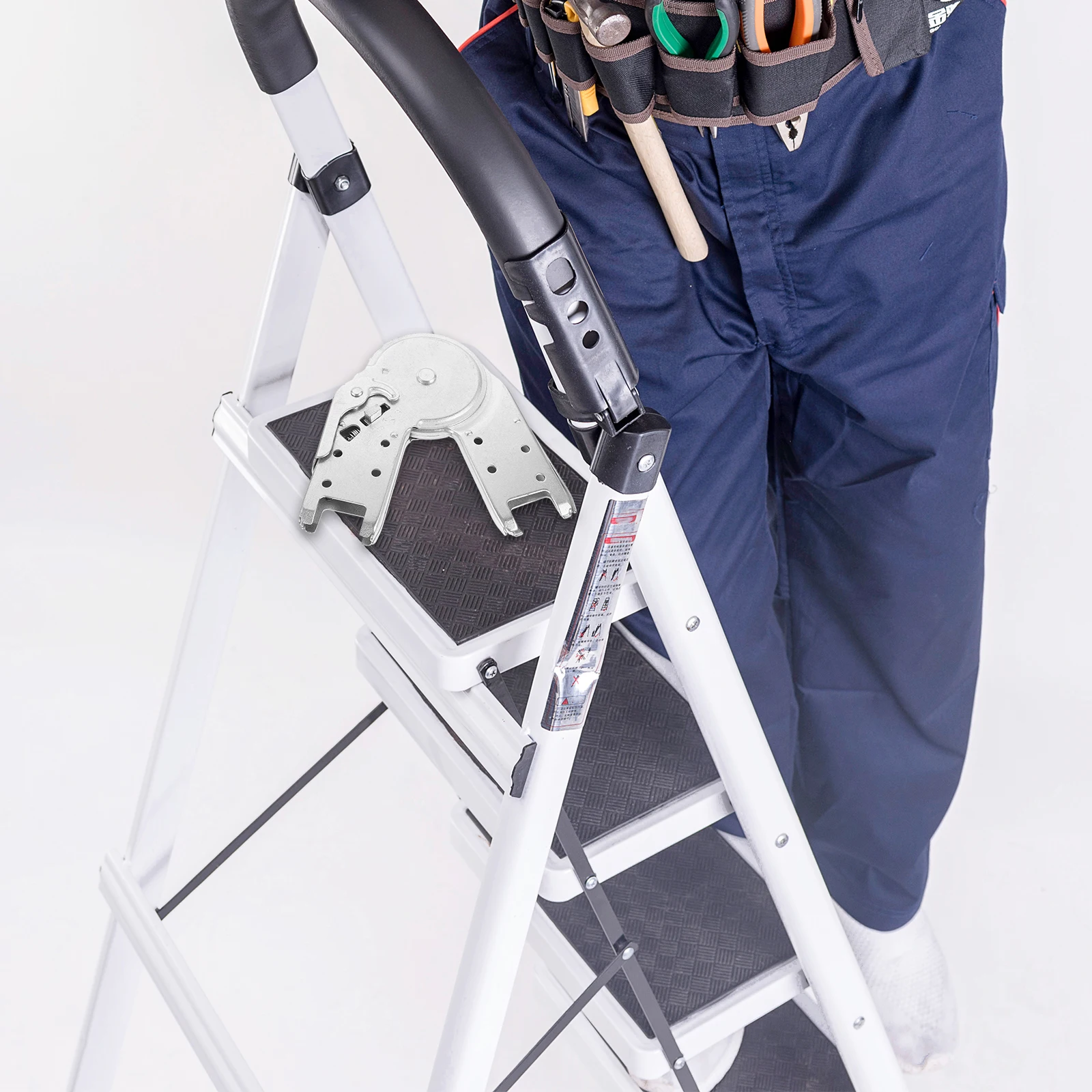 

Folding Ladder Hinge Accessories Foldable Steel Plate Extension Replacement Parts Trapezoidal Elbow Sturdy Durable