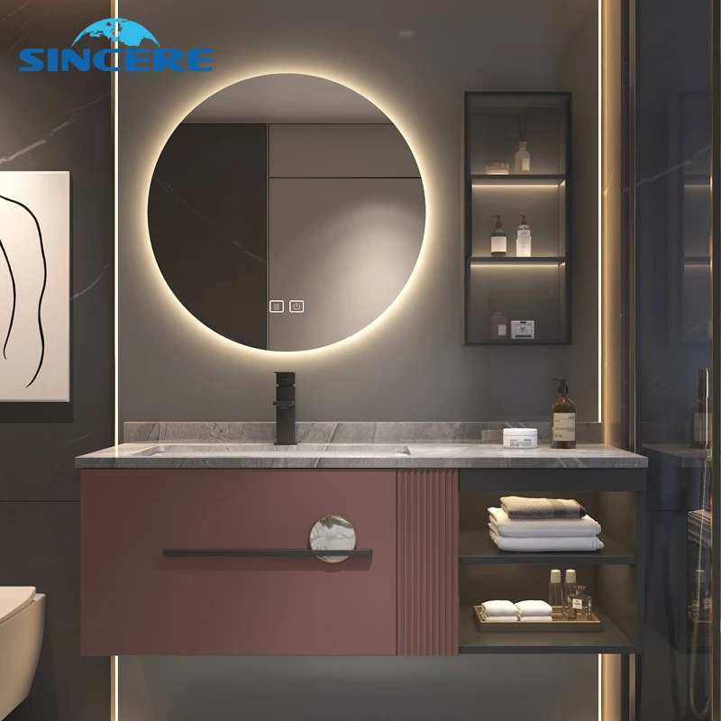 Household Durable Modern Moisture-proof Waterproof Indeformable Smart Mirror Anti-scratch Ceramic Integrated Bathroom Cabinet