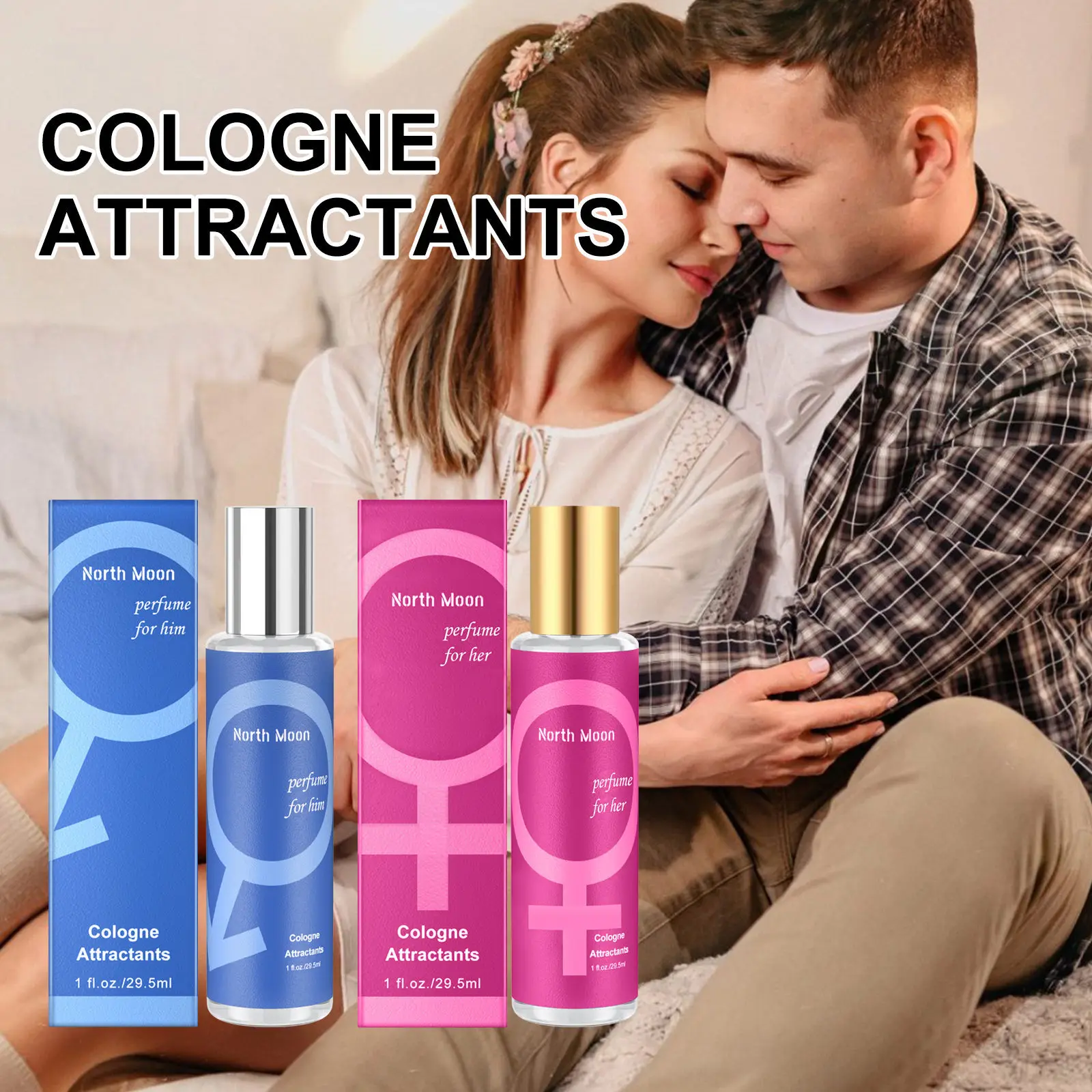 Men's and Women's Perfume Fragrance Lasting Mild Not Stimulating Fresh and Elegant Niche Couple Dating Charm Atmosphere Perfume