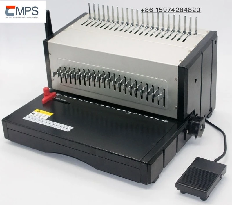 ES-8708 Versatile Paper Binding Machine Manual Plastic Desktop
