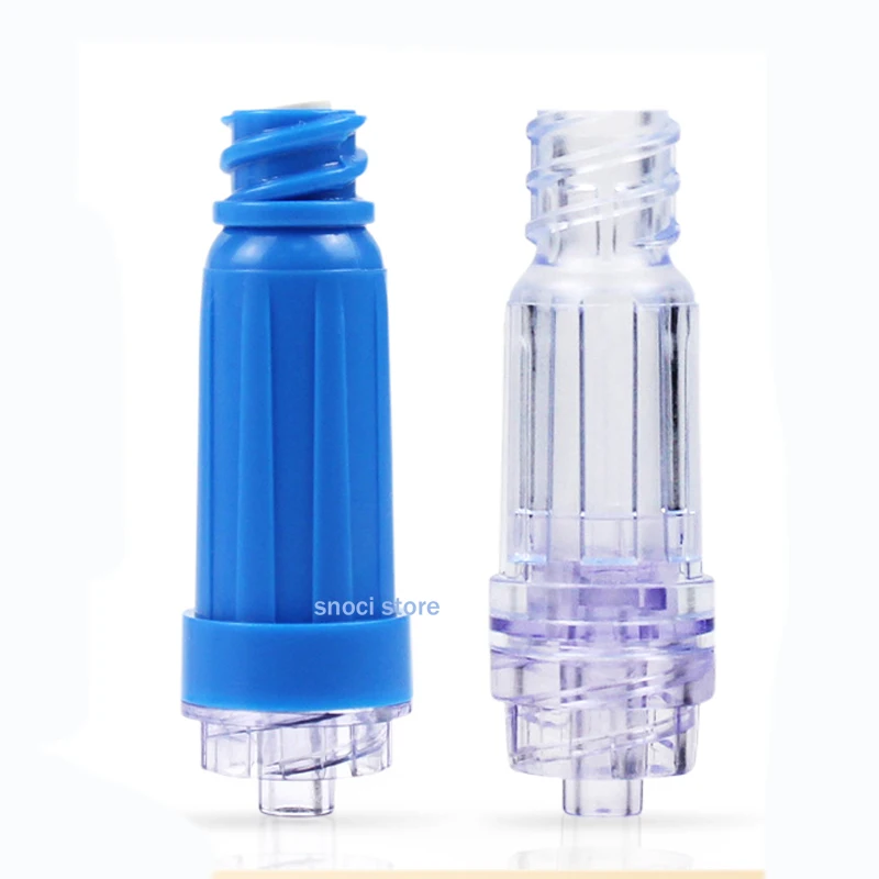 صمام إيقاف الديوك القابل للتصرف مع وصلات إغراء قفل ذكر حقنة توصيل ستيريو مشتركة انتقالية بلاستيكية، قطعة واحدة