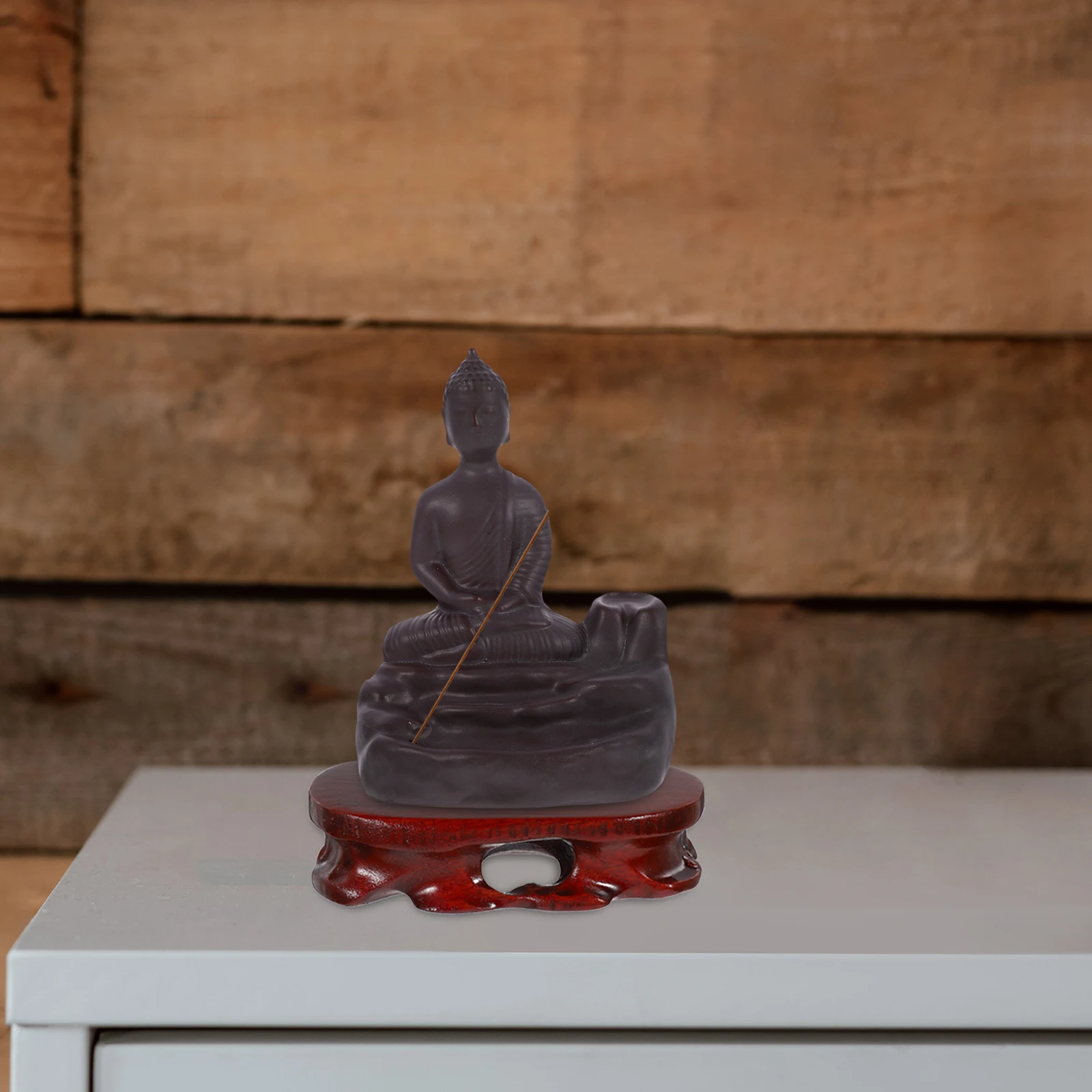 

2pcs Red Sandalwood Base Wood Display Stand For Craft Statue Vase Teapot Buddha Home Decor Tea Shop Museum Stone Art Craft