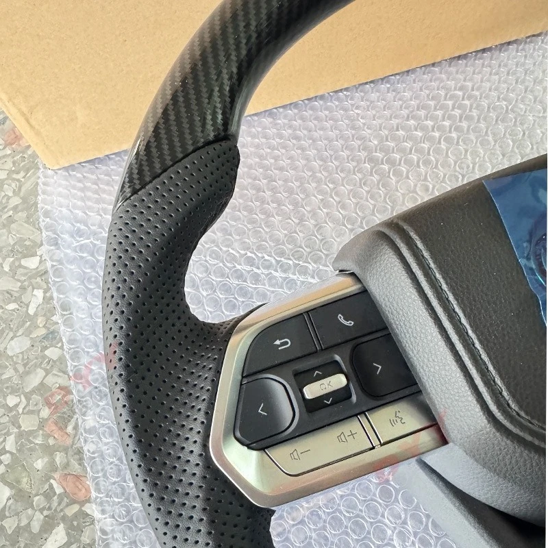 Applicable for Toyota Land Cruiser LC300 High Quality Steering Wheel Carbon Fiber Car Steering Wheels Interior Accessories view 4