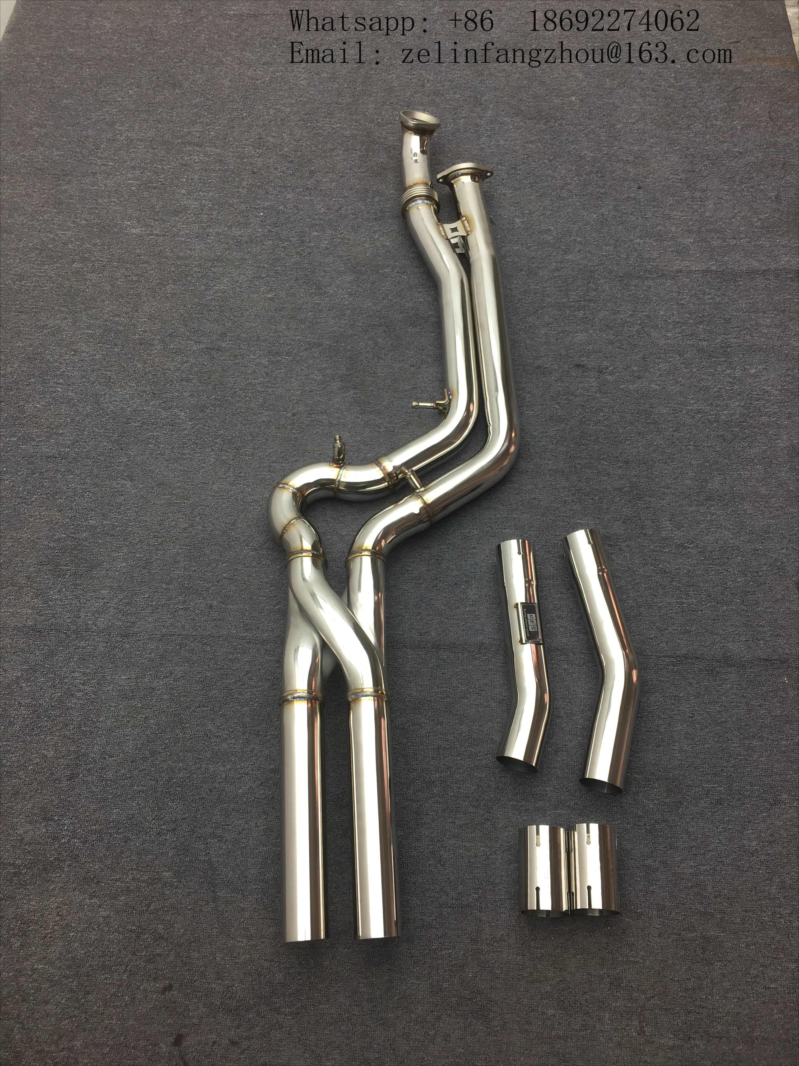 SS304 B58 Midpipe With Z Pipe Resonated For BMW G-Series 340i 440i