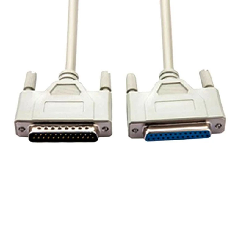 25-Pin M To Hole F Extension Cable,DB25 - Parallel Printer Extension Cable (25 Pin, Male To Female)