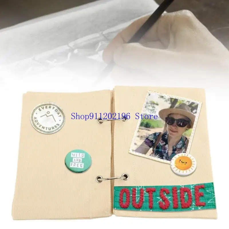 كراسة الرسم المحمولة من نسيج الكتان P82A للفنانين الطلاب رسم رسم الأعمال الفنية