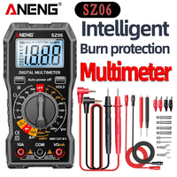 ANENG SZ06 Multimeter 2000 Diode Ohm Professional Smart Mini Multimetro Counts Digital AC/DC Voltage DC Current Tester Tools