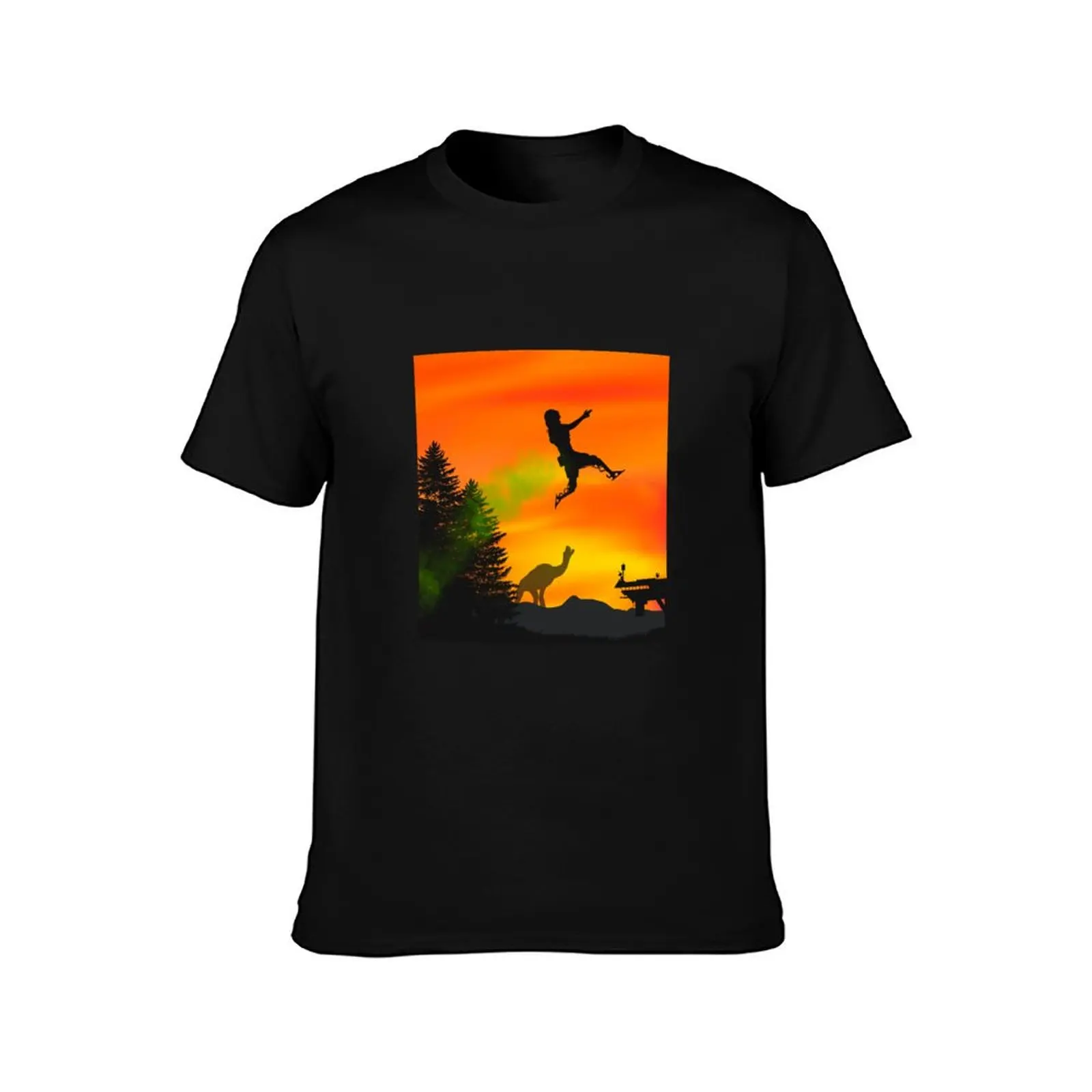 Octane silhouette T-Shirt Urban Casual Loose Fit Tee T-Shirt