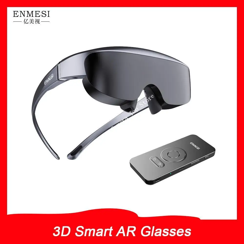 

ENMESI V50 3D Smart AR Glasses 400 inch 1080P HD Giant Screen Head-Mounted Display Connect Various Devices