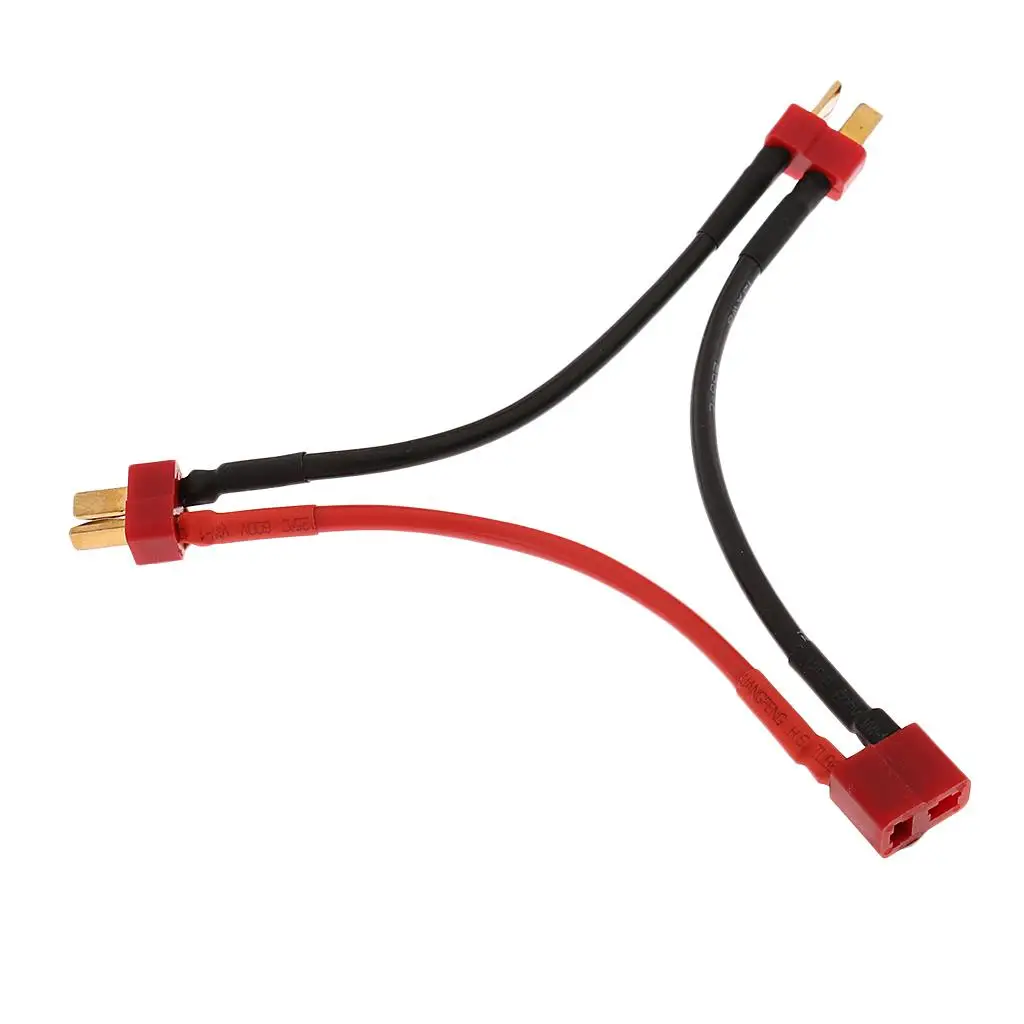 T Plug seri kabel konektor baterai 14AWG untuk RC LiPo konektor baterai