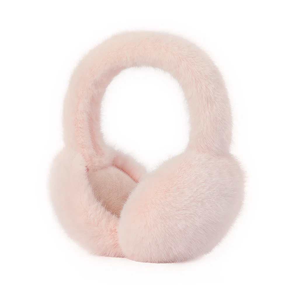 2025 New Winter Ear Muffs for Women - Foldable Plush Ear Warmers Windproof & Thermal Ear Covers for Cycling/Skiing/Outdoor