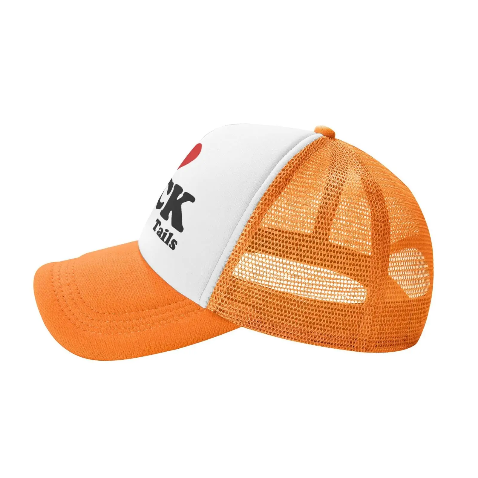 I Heart Love Cocktail Trucker Hat Funny Gag Gifts for Women Men Orange Trucker Hat for Men Women Snapback Mesh Caps