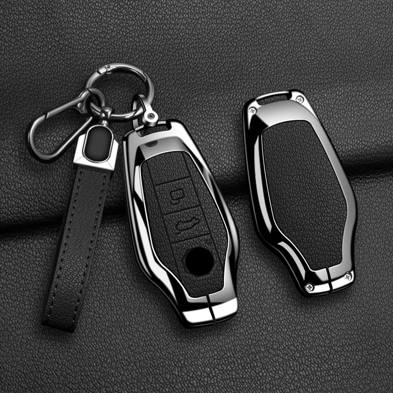 

New Fashion Car Key Cover Smart Remote Control Fobs Case Zinc Alloy Keychian Holder Auto Accessories For MG 7 MG7 MG-7 2023
