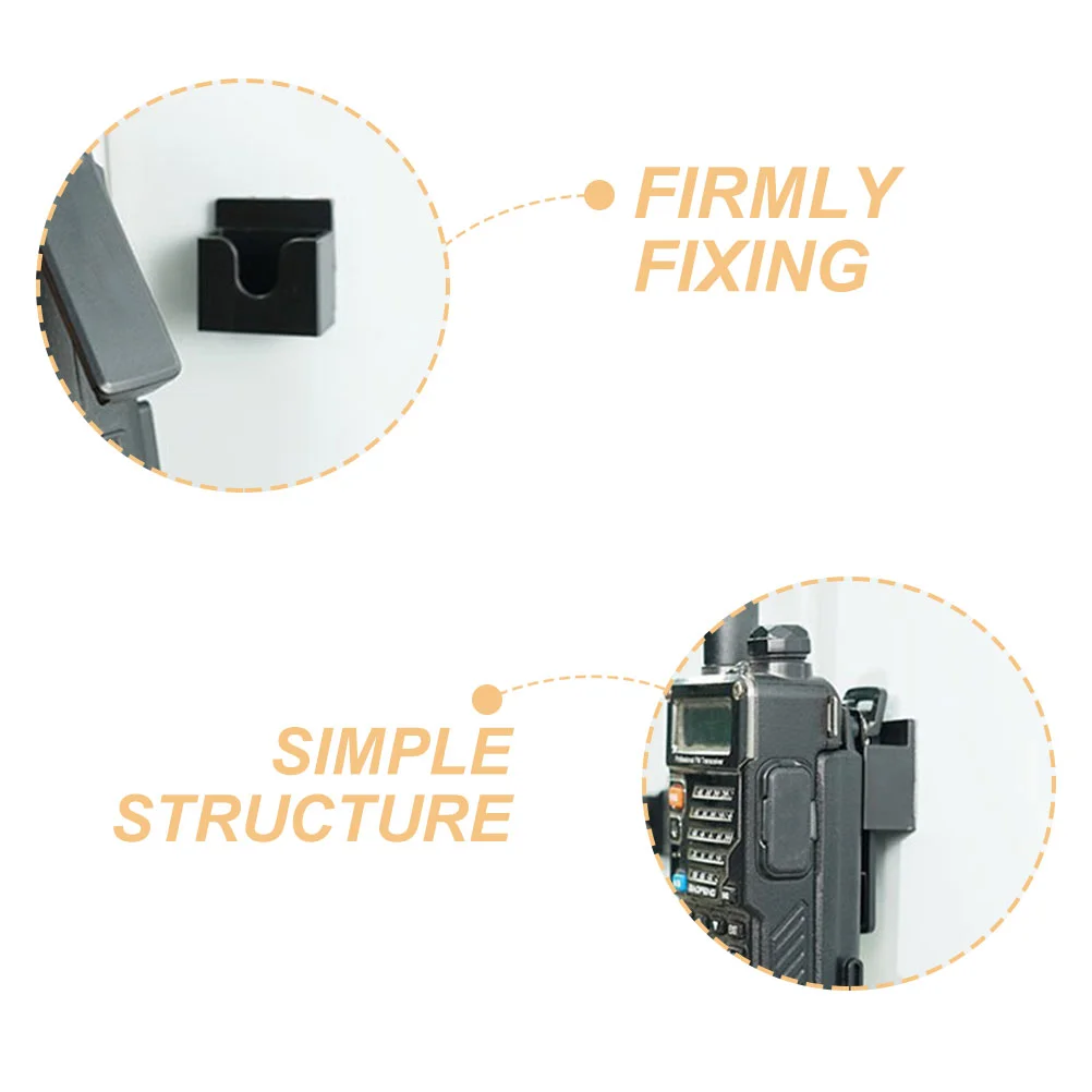 2 шт. крючок для микрофона, радиокронштейн, автомобильная платформа, мобильный держатель, зажим, крепление из ПВХ Cb