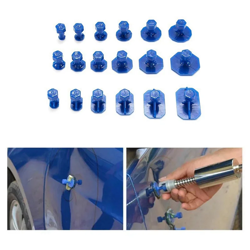 

R4-Car Dent Puller Repair Tools T Dent Remover Kit Auto Body Paintless Body Part Tool Sheet Metal Slide Removal Hammer