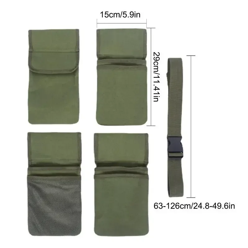 Waterproof Plumbing Removable Tools Tool Bag 4 Organizer Garden Waist Pockets For Electrician Men