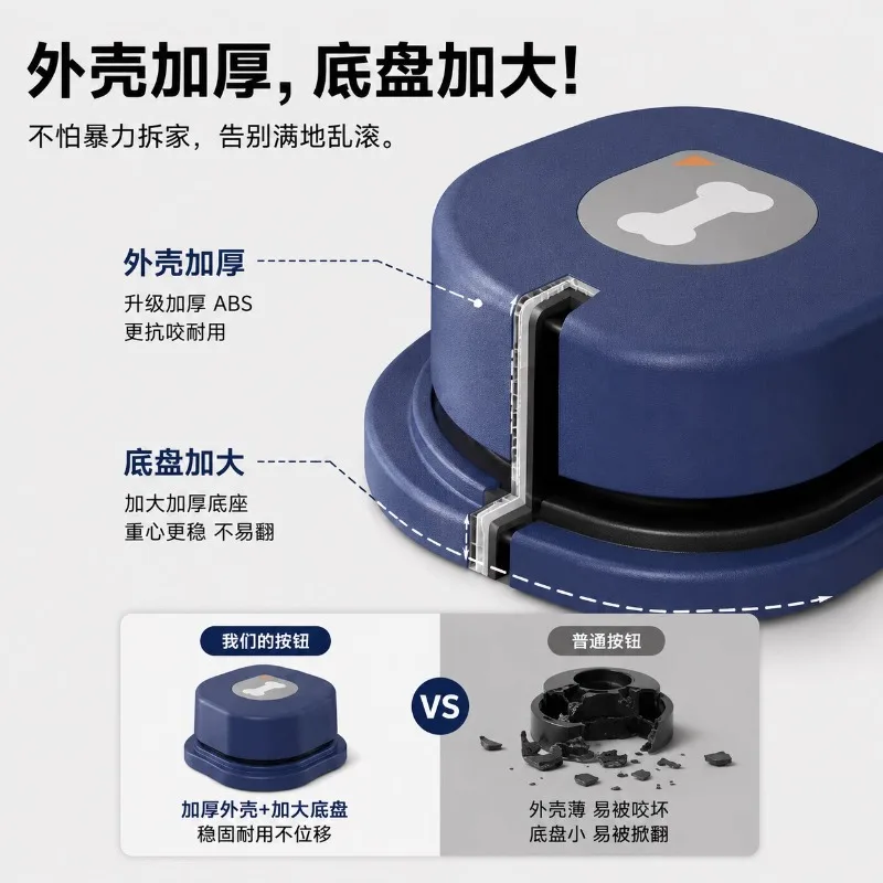 Pet communication button Dog speaking interaction training Sound button Recording sounder Squeeze box