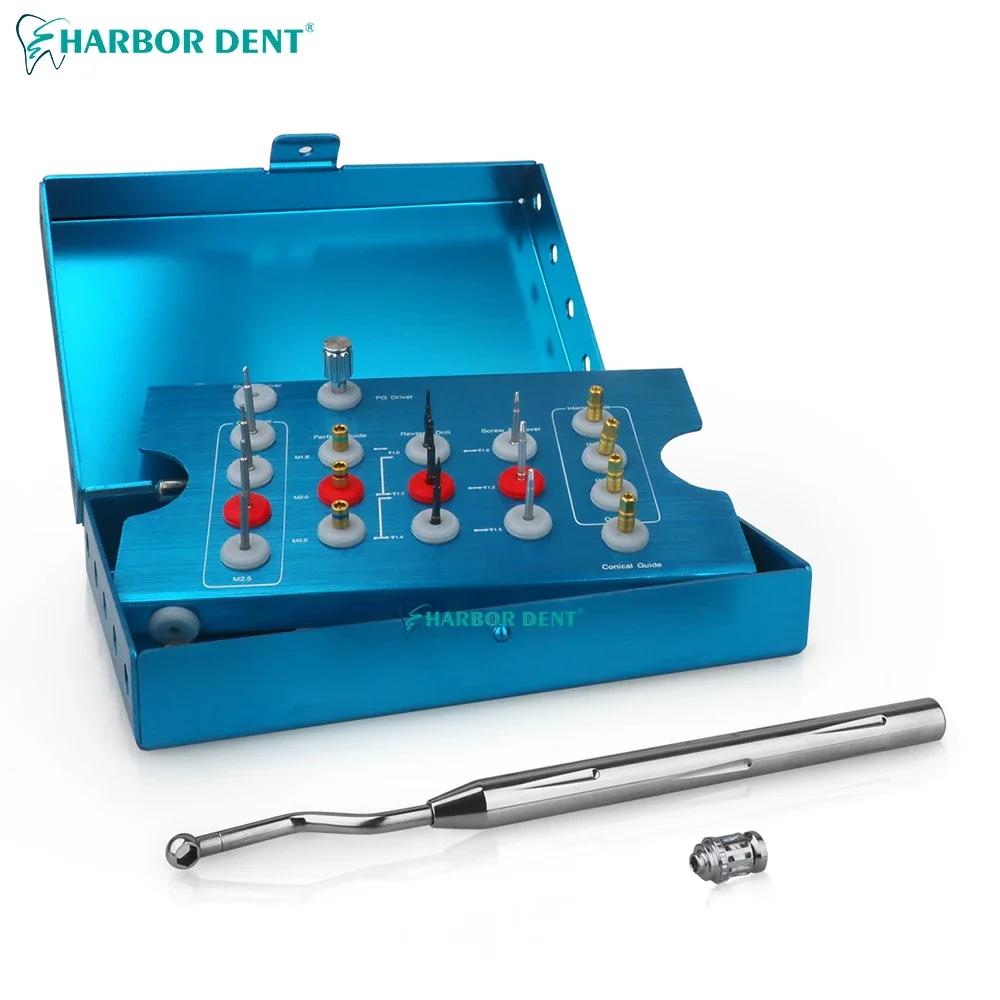 

Dental Implant Screw Removal Kit Broken Cover Screw Extractor Surgical Remover Instruments Dentist Tools ﻿