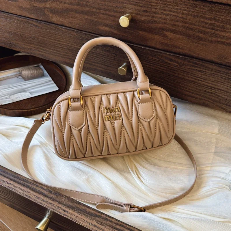 

Структурованная элегантная женская сумка через плечо из кожи премиум-класса, высококачественная сумка через плечо, классическая винтажная дизайнерская сумка