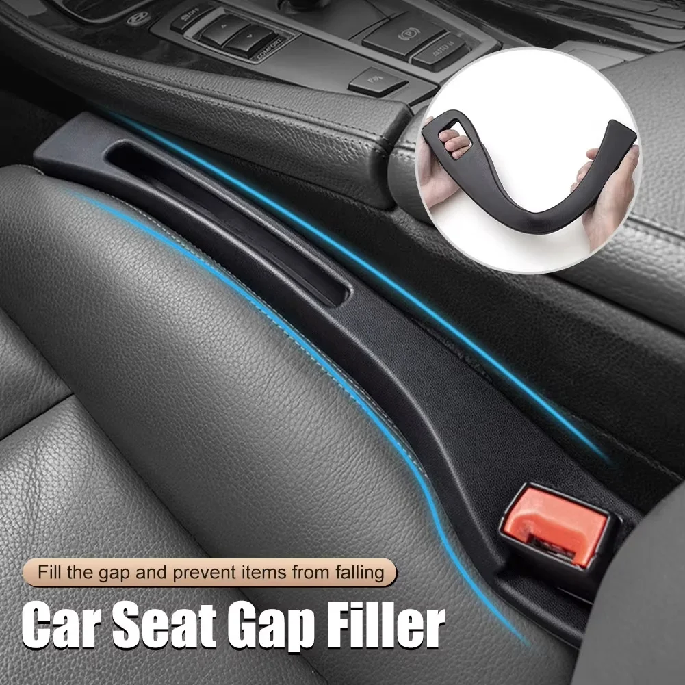 

Car Seat Gap Filler Universal PU Leak-proof Filling Strip Anti-Drop Seat Gap Strip with Hole Car Decor Auto Interior Accessories