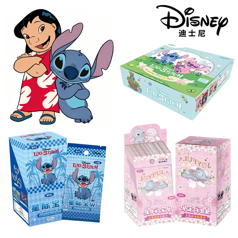 New Genuine Card.Fun‌ Disney Lilo Stitch Series Cards Limited Anime Character Collection Card Authentic Cute Peripheral Toy Gift