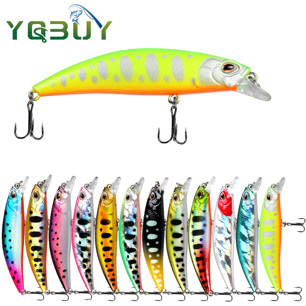 

Lure for Fishing 6.5cm/6.5g Sinking Minnow Fishing Lure Ghost Shrimp Water Long Throw Lure Hard Bait Fishing Tracle Minnow