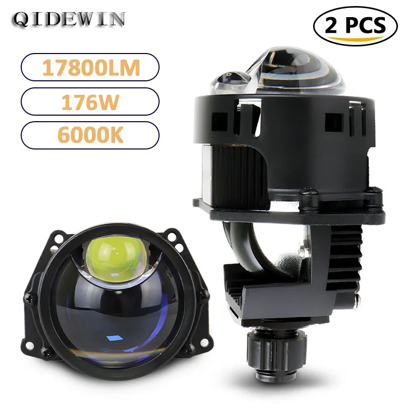 

176W Led Headlights High Power Universal 6+1 Chip Fog Light Lights for Vehicles Laser Spotlights Long Distance Irradiation Lens