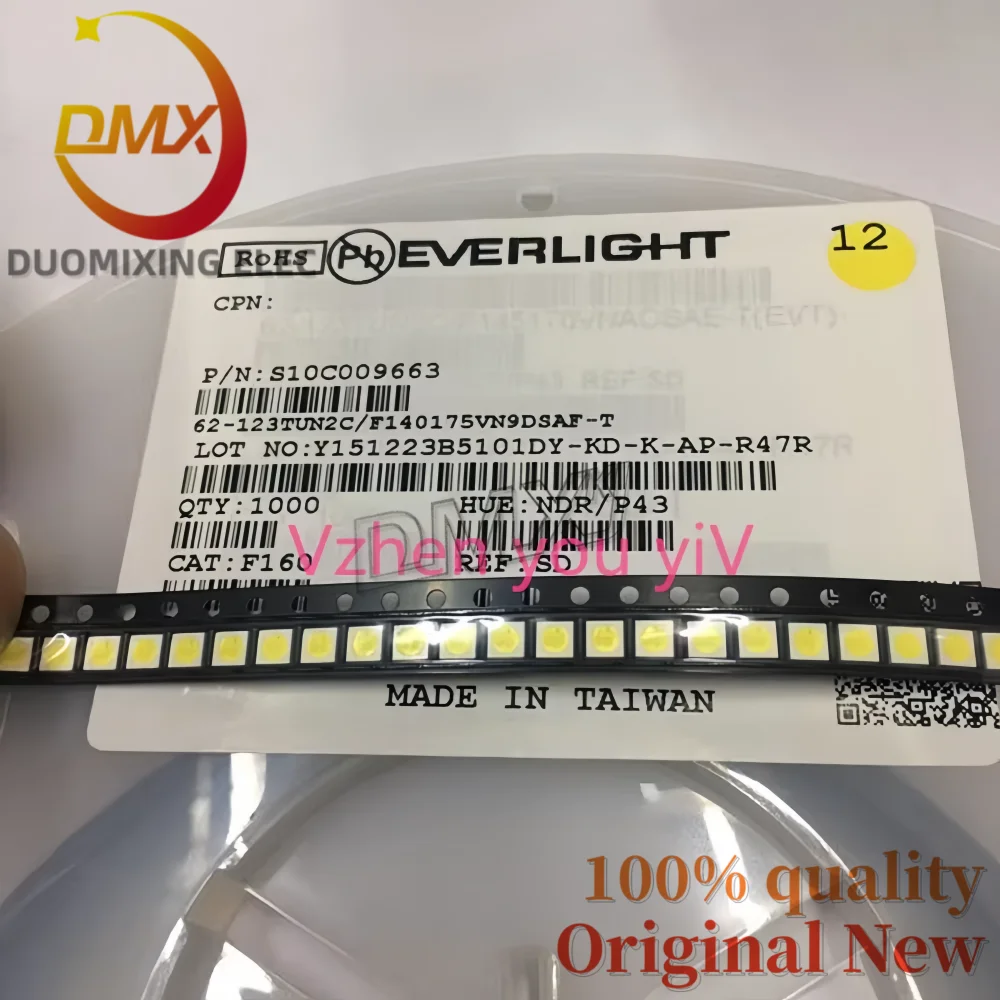 

50 шт. светодиодная подсветка высокой мощности светодиод 1,8 Вт 3030 6 В холодный белый 150-187LM PT30W45 V1 ТВ применение 3030 smd светодиодный диод