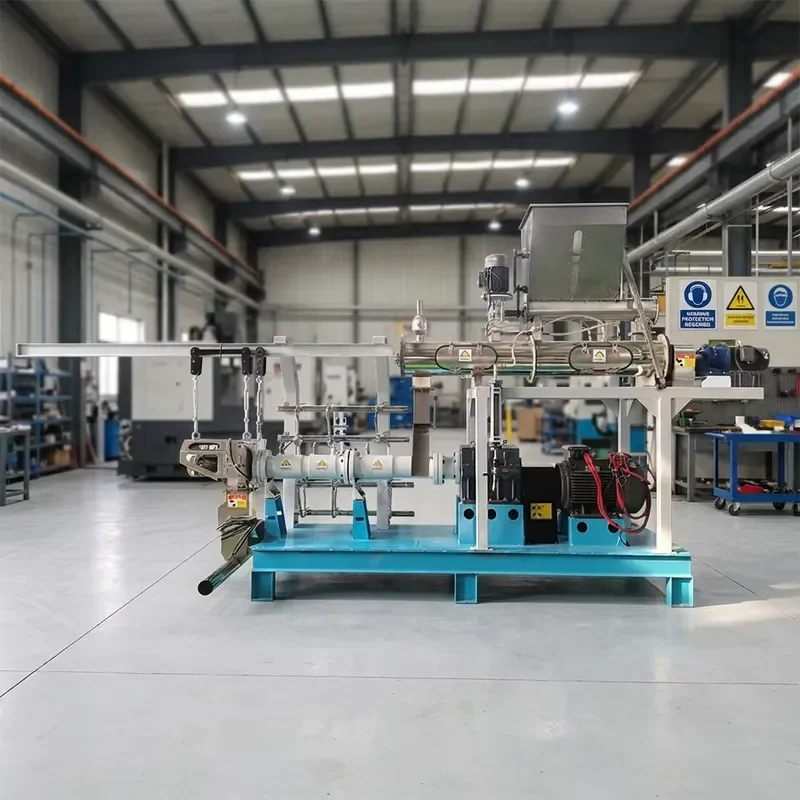 Twin Screw Wet Feed Extruder Floating Fish Extruder Pet Dog Food Extruder