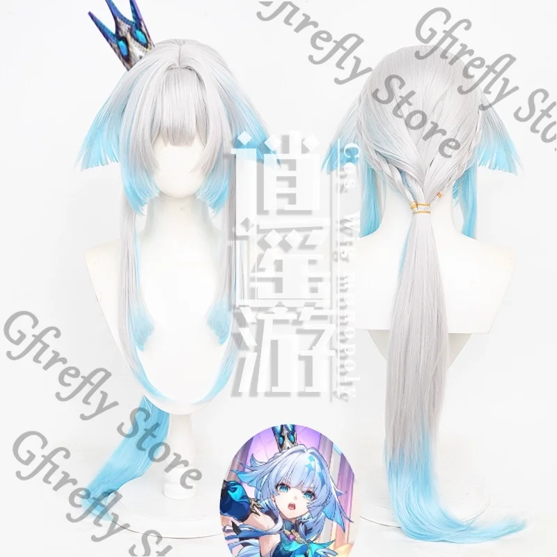 

Honkai: Star Rail Cerydra Wig Hairpiece Holloween Cosplay Costumes Props Comic Exhibition Simulated Scalp Toupee Ornaments