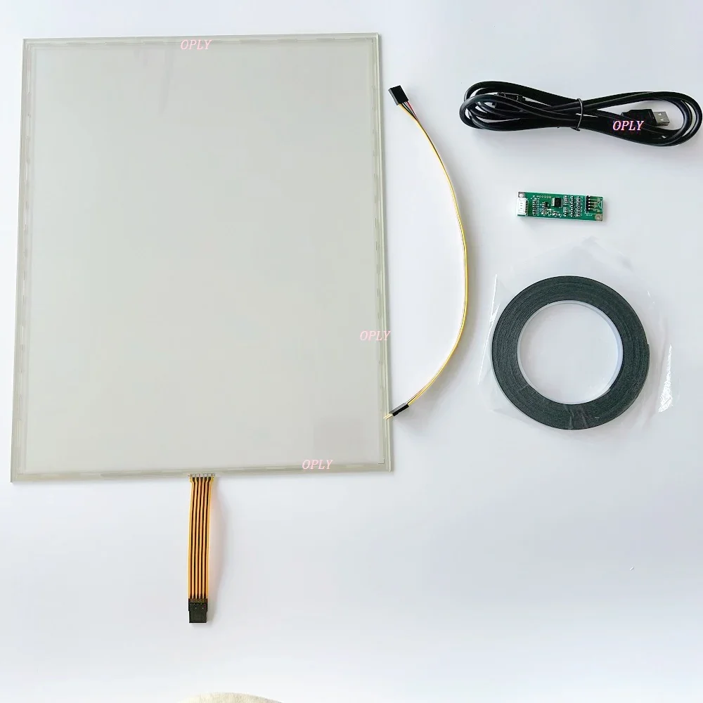 

4:3 322*247mm 15" New Resistive Touch HD panel TP sensor screen 5 Wire 15 inch Touch Digitizer Screen Replacement Touch LCD