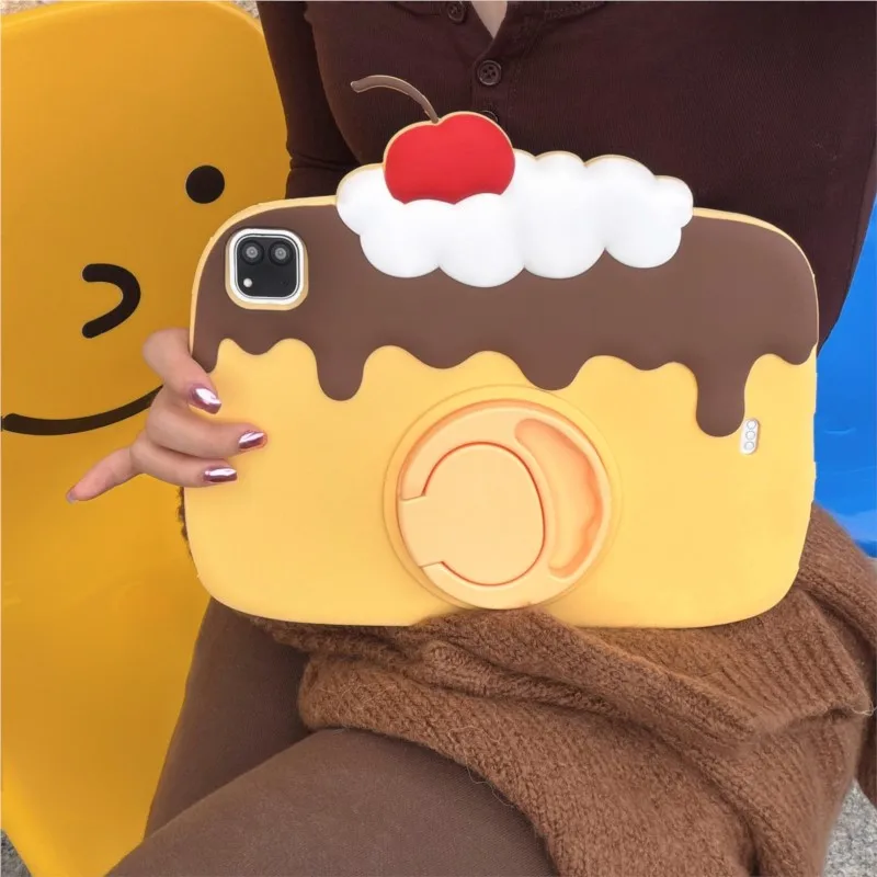 Creative 3D Cake Stand 2025 Case For iPad A16 2025 Mini 6 7 8.3in iPad 7 8 9th 9.7 10th 10.2 10.5 Pro 11 Air 4 5 1 2 Tablet Case