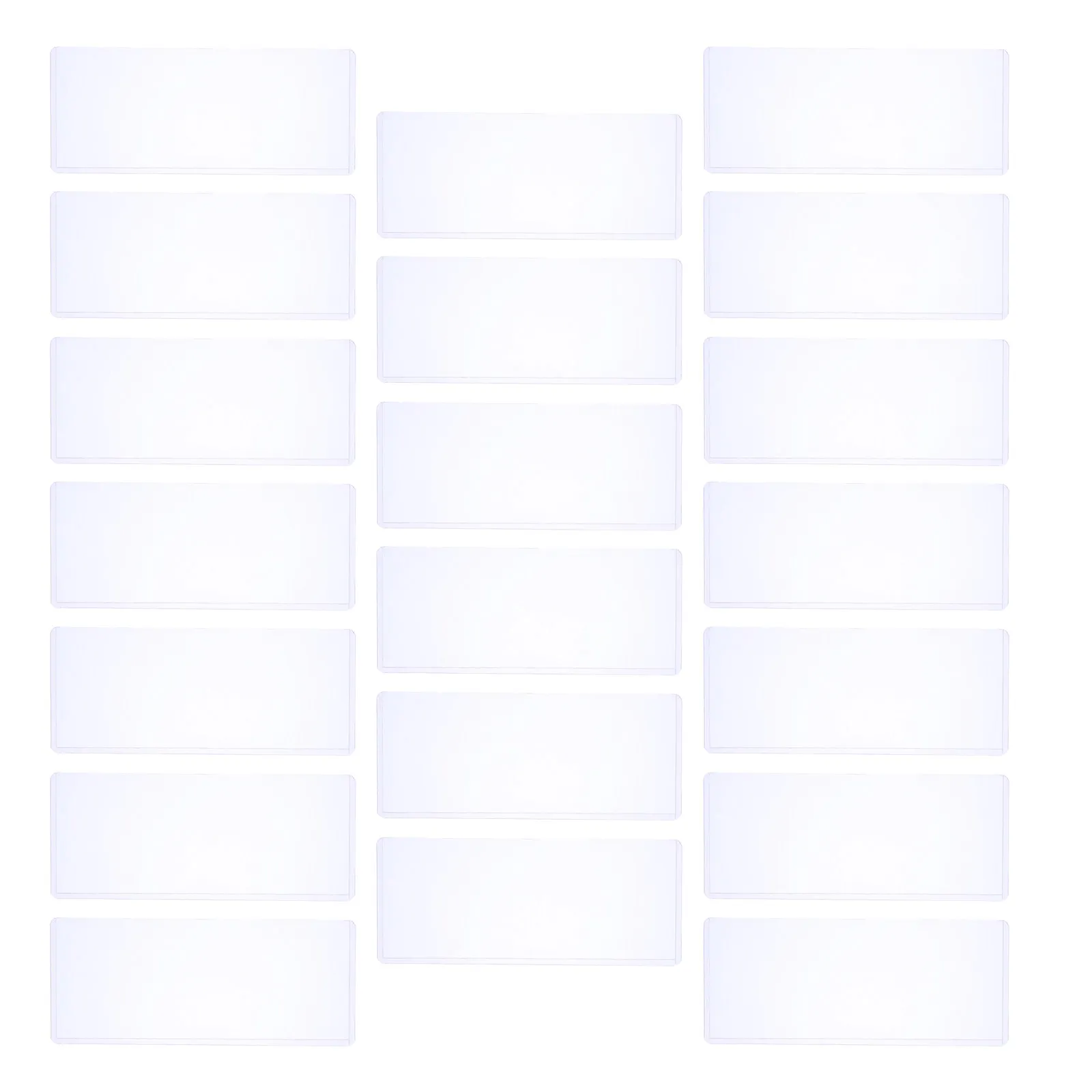 20Pcs Blue PVC Currency Sleeve Bill Holder Paper Money Protector Organizer Banknote Collection Pouches Coin Banknote Protective view 5