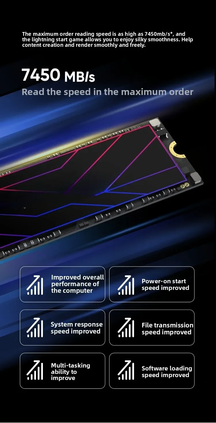 A4000 SSD PCIE4.0 1T kompatibler PS5 Desktop-Laptop M.2 Computer SSD