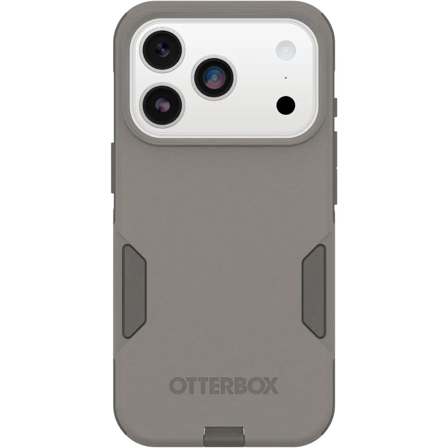 

For iPhone 17 Pro Commuter Series Case - Grey Comfort - Thin and Protective Design for Everyday Use