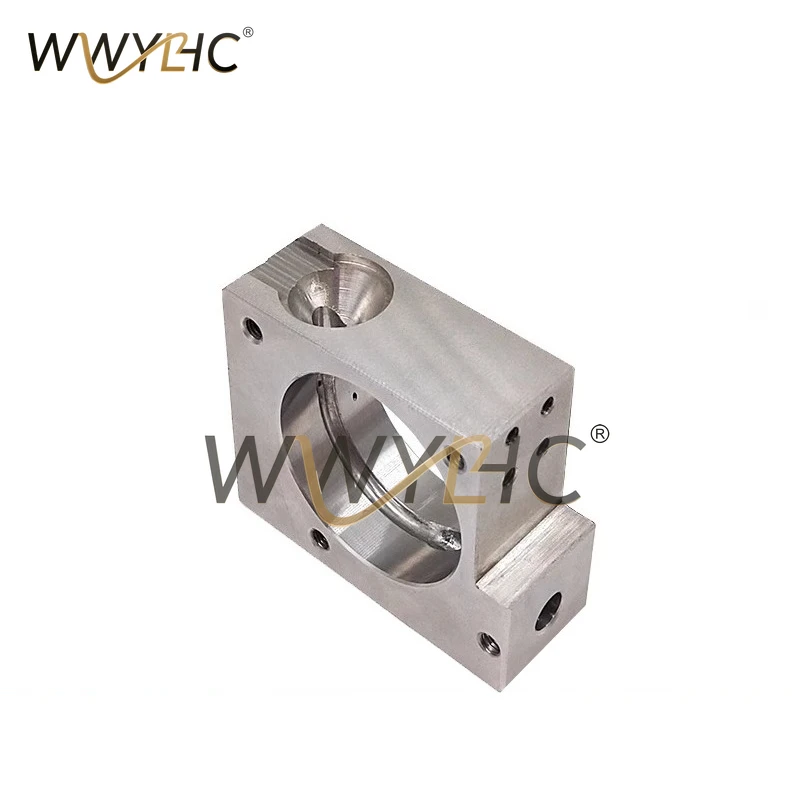 Slow Walking Wire Is Suitable For Jupeng's Lower Machine Head Lead Wheel Seat Stainless Steel Roller Seat 73x61x27mm
