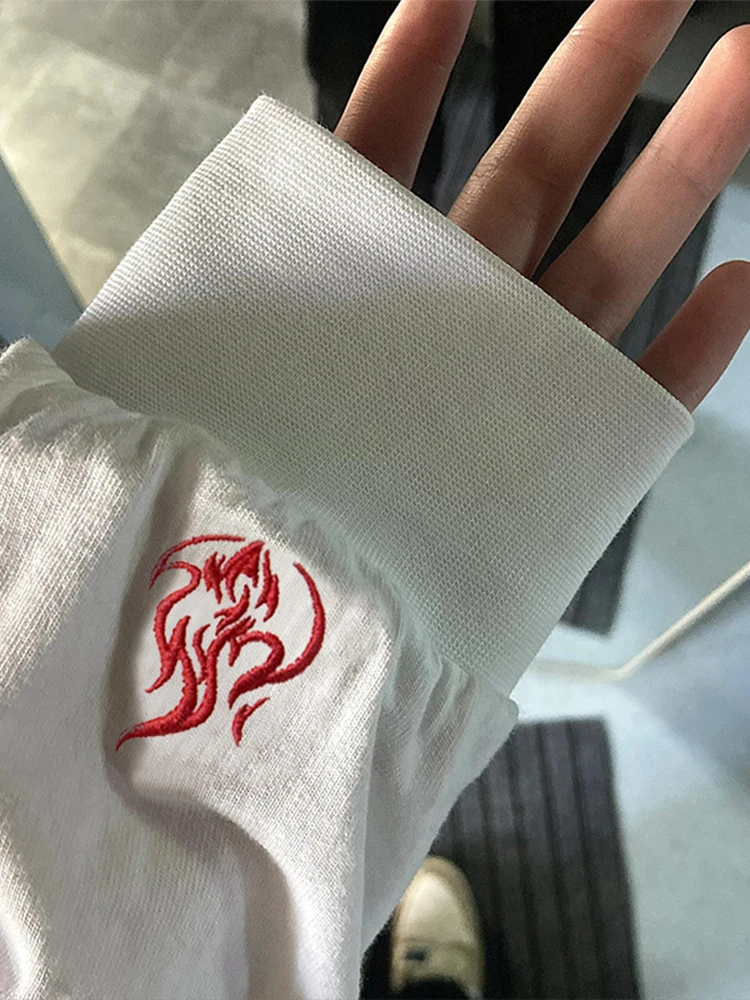 

Американский свитшот с длинным рукавом, вышивкой и флисовой подкладкой, с круглым вырезом, для мужчин и женщин, осенне-зимний, премиум-класса