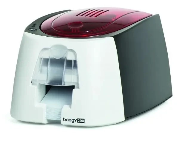 

Решение для мгновенного выдачи бейджей: принтер пластиковых карт Evolis Badgy200