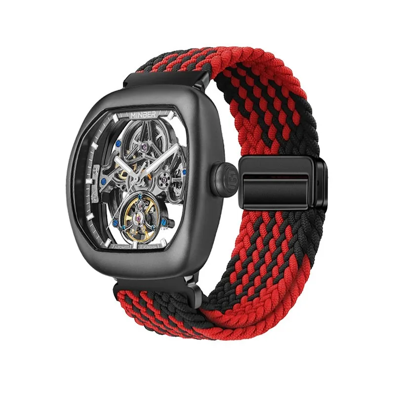 Simple Mechanical Watch Watch Automatic Fashion Gift Men's Mechanical Watch Waterproof Hollow Design