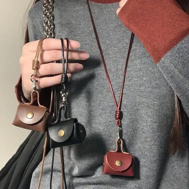 Bijoux à la mode Vintage tempérament mignon Mini sac pendentif collier pour femmes fille pull chaîne accessoires délicats