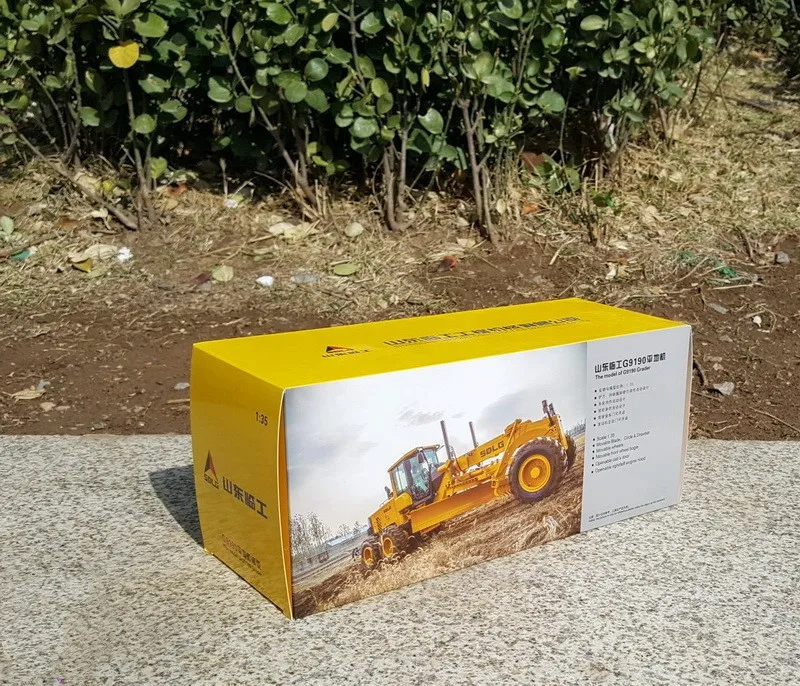 Collectible Diecast Model Replica 1:35 Scale SDLG G9190 Engineering Machinery Motor Grader Vehicles Alloy Model ,Adult Toy