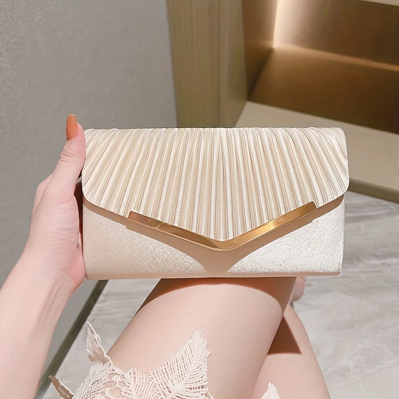 حقيبة مسائية أنيقة مغلف ، مخلب عشاء كلاسيكي ، حقيبة يد نسائية رسمية ، مناسبة لحفل الزفاف والكوكتات الراقصة #1